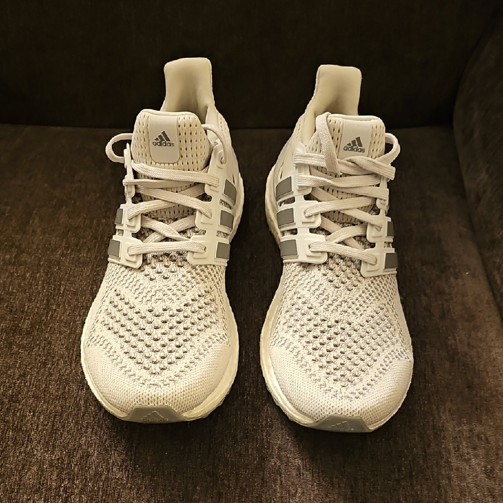 Adidas Women's White Running Shoes - Picture 3 of 10